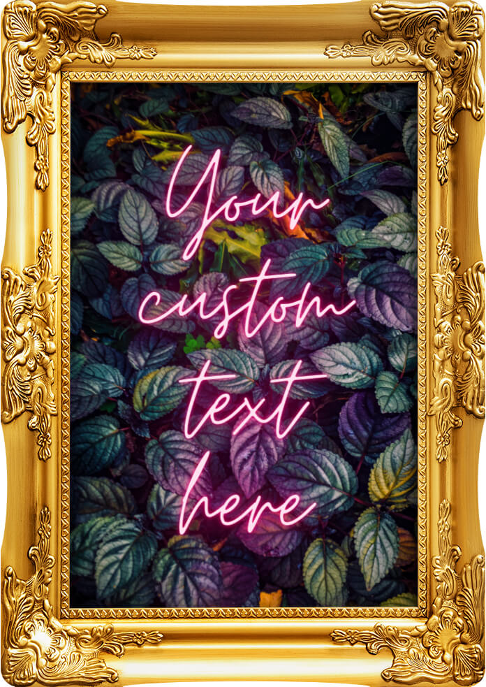 Custom Neon Quote | Wall Art Print