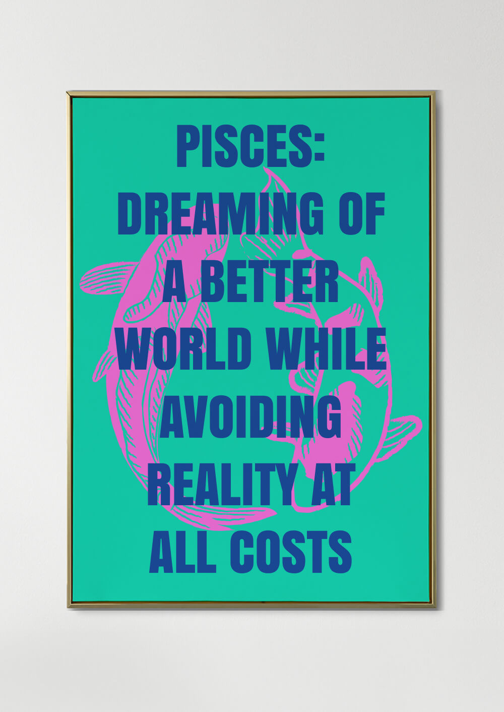 Zodiac Poster - Pisces