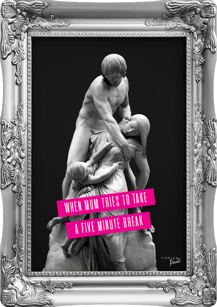 Funny Mum Life Wall Art | Five Minute Break