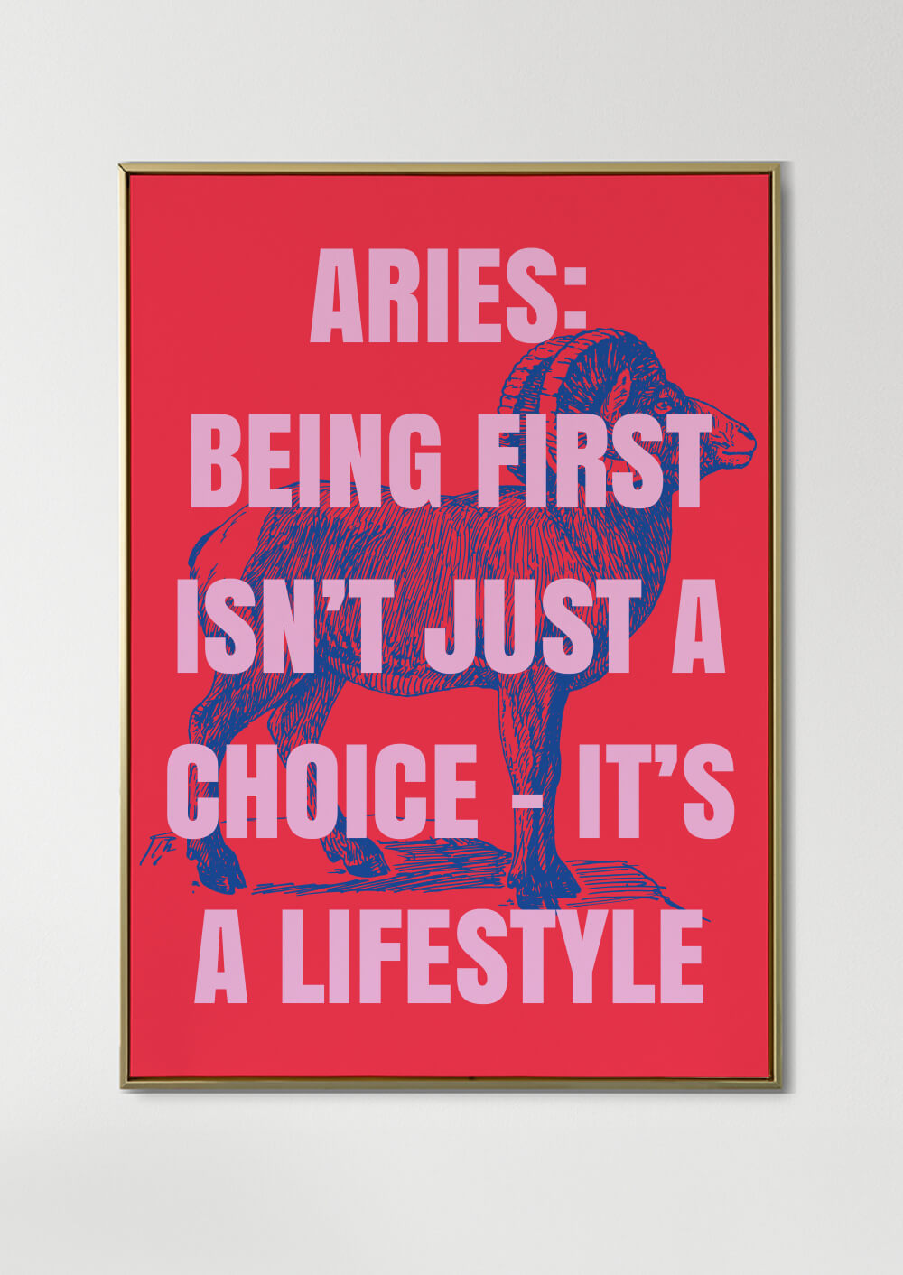 Zodiac Poster - Aries
