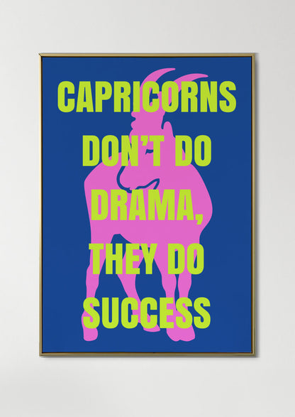 Zodiac Poster - Capricorn