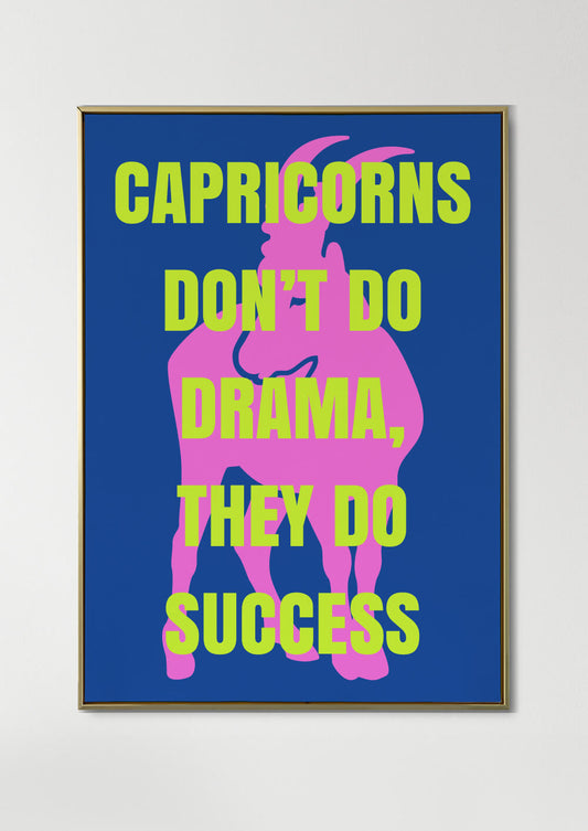 Zodiac Poster - Capricorn
