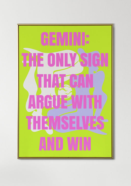 Zodiac Poster - Gemini