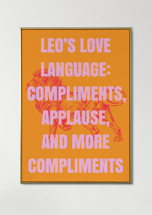 Zodiac Poster - Leo