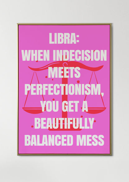 Zodiac Poster - Libra