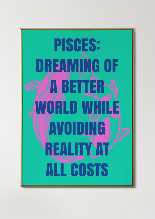 Zodiac Poster - Pisces
