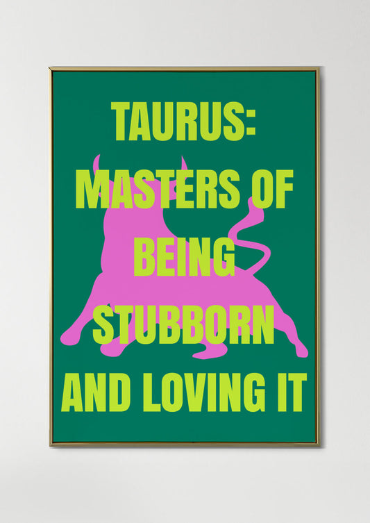 Zodiac Poster - Taurus
